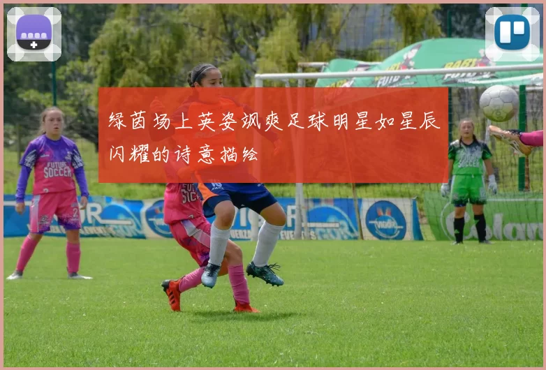 绿茵场上英姿飒爽足球明星如星辰闪耀的诗意描绘
