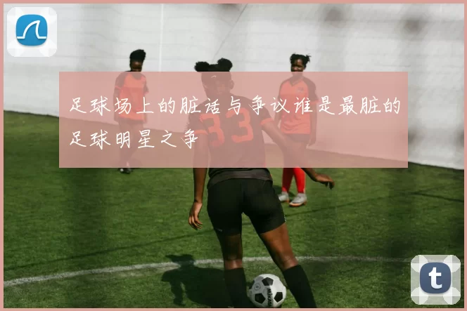 足球场上的脏话与争议谁是最脏的足球明星之争