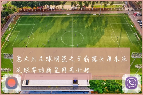 意大利足球明星之子崭露头角未来足球界的新星冉冉升起